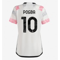 Camiseta Juventus Paul Pogba #10 Visitante Equipación para mujer 2023-24 manga corta